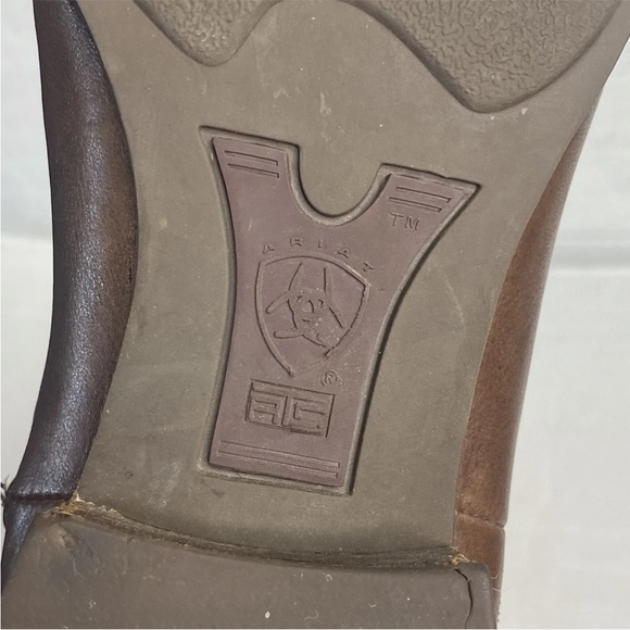 Ariat brown leather riding boot 10B no (SH4) - Picture 7 of 11